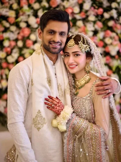 ছবি: সানা জাভেদ-শোয়েব মালিক