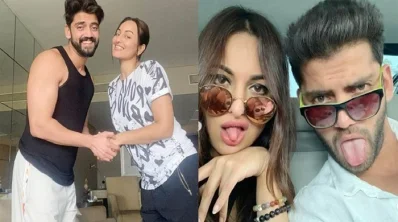 অভিনেত্রী সোনাক্ষী সিনহা ও জাহির ইকবাল।