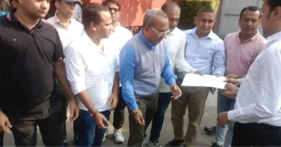 বিএনপির তিন সংগঠনের শীর্ষ নেতারা ভারতীয় হাইকমিশনে স্মারকলিপি দিয়েছেন, ছবি: সংগৃহিত