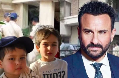 সাইফ ও তার দুই শিশুপুত্র, ফাইল ছবি