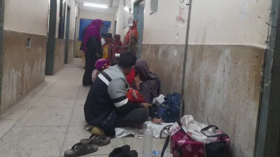 আহত শিশু হাসপাতালে চিকিৎসা নিচ্ছে। ছবি: খবর সংযোগ