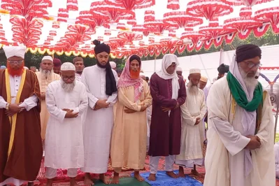 চাঁদপুরে ঈদ জামাত। ছবি: খবর সংযোগ