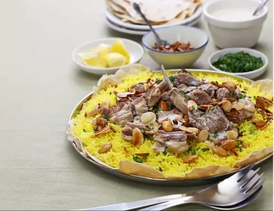 জর্ডানে ঈদুল আজহার টেবিলে প্রধান খাবার হলো মানসাফ