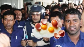 ব্যারিস্টার সুমন ২ দিনের রিমান্ডে, আদালতে ডিম নিক্ষেপ