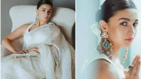 বিয়েবাড়িতে সাদা শাড়িতেই করুন স্টাইল