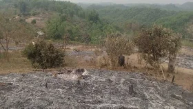 বড়দিনের  আগের রাতে পাহাড়ে পুড়ল ত্রিপুরাদের ১৭ ঘর