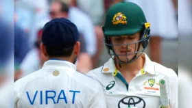 কনস্টাসকে ধাক্কা দেওয়ায় নিষেধাজ্ঞায় পড়বেন কোহলি!