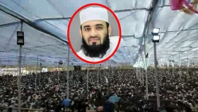 আজহারীর ওয়াজ শুনতে  লোকে লোকারণ্য মাহফিল