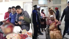 ফরিদপুরে সাংবাদিকের বাবা-মাসহ তিনজনকে কুঁপিয়ে জখম