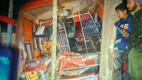 পিরোজপুরে বাস চাপায় নিহত ২