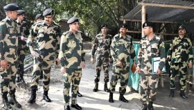 বাংলাদেশ সীমান্তে বিএসএফের মহড়া  শুরু