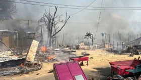 সাজেকে আগুন, নিয়ন্ত্রণে সেনাবাহিনী-স্থানীয়রা