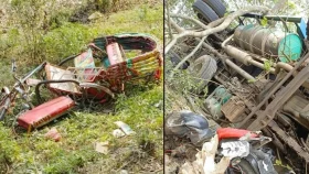 ফরিদপুরে সড়কে ত্রিমুখী সংঘর্ষে নিহত ২