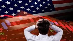 চীনের পাল্টা শুল্কারোপ, মার্কিন শেয়ারবাজারে ধস