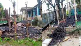 মোটরসাইকেল কিনে না দেওয়ায় বাড়িতে আগুন দিলো কিশোর