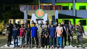 টেকনাফে মানব পাচার চক্রের আস্তানা থেকে ১৪ বাংলাদেশি উদ্ধার