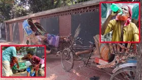 প্রচণ্ড তাপদাহে হাঁসফাঁস জনজীবন, কোথাও নেই স্বস্তি