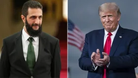 সিরিয়ার ওপর থেকে সব নিষেধাজ্ঞা তুলে নেওয়ার ঘোষণা যুক্তরাষ্ট্রের 