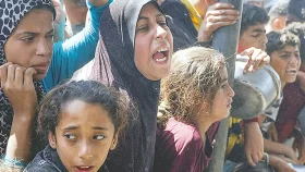 গাজায় দুর্ভিক্ষে আরও ১০ জনের মৃত্যু