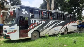 যাত্রীবাহী বাসের নিয়ন্ত্রণ নিয়ে রাতভর ডাকাতি 