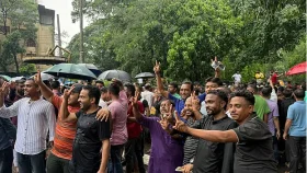 বিএনপির নেতাকর্মীদের উচ্ছ্বাস-মিছিল