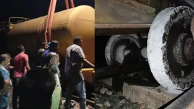 তেলবাহী ট্রেন লাইনচ্যুত, ৬ ঘণ্টা পর চলাচল স্বাভাবিক