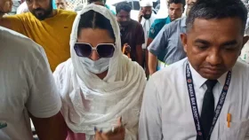 জবানবন্দি দিতে আদালতে পরীমণি