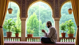 বৃষ্টির সময় নবীজি যে আমল করতেন