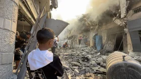 গাজায় ইসরায়েলি হামলায় আরও ৬০ ফিলিস্তিনি নিহত