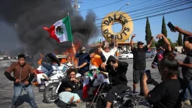 উত্তপ্ত আমেরিকার লস অ্যাঞ্জেলেস