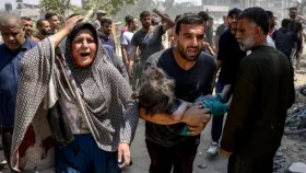 গাজায় ইসরায়েলি বিমান হামলায় নিহত ৬০