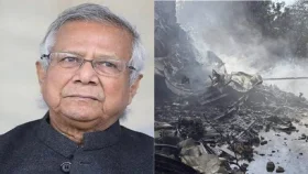 গুজরাটে বিমান বিধ্বস্তের ঘটনায় প্রধান উপদেষ্টার শোক