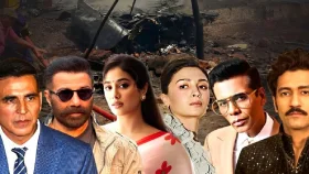 গুজরাটে বিমান দুর্ঘটনায় বলিউড তারকাদের শোক প্রকাশ 