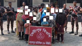 বেনীপুর সীমান্তে  ২৬ বাংলাদেশিকে হস্তান্তর করেছে বিজিবি