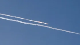 ইসরায়েলে ফের ইরানের মিসাইল হামলা