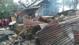 এইচএসসি পরীক্ষার্থী খুনের ঘটনায় চার বসতঘর পুড়িয়ে দিলো বিক্ষুব্ধরা