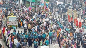 পবিত্র আশুরা উপলক্ষে রাজধানীতে তাজিয়া মিছিল অনুষ্ঠিত