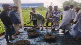 আমগাঁও নুরে হেরা চেমন আরা মাদ্রাসার উন্নয়ন কাজের উদ্বোধন