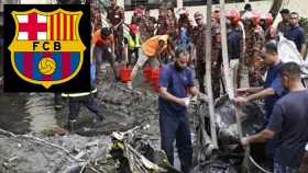 মাইলস্টোন ট্র্যাজেডি: ঢাকায় সমর্থকগোষ্ঠীকে শোক বার্তা বার্সেলোনার