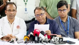 বিমান বিধ্বস্তে দগ্ধ পাঁচজনের অবস্থা সংকটাপন্ন: বার্ন ইনস্টিটিউট পরিচালক