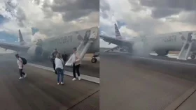 ১৭৩ যাত্রী নিয়ে ওড়ার আগমুহূর্তে বিমানের ফ্লাইটে আগুন 