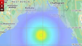 দেড় ঘণ্টায় বঙ্গোপসাগরে চার ভূমিকম্প