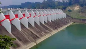 সাত দিন পর বন্ধ হলো কাপ্তাই হ্রদের ১৬ জলকপাট