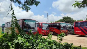 ১০ ঘন্টা পর পাবনার পরিবহন ধর্মঘট প্রত্যাহার