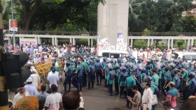 শিক্ষকদের পদযাত্রা ঠেকাতে প্রস্তুত পুলিশ