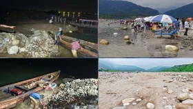 লুট হওয়া সাদাপাথর আগের জায়গায় ফেলার নির্দেশ