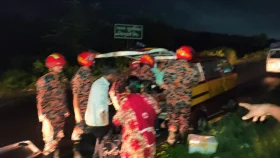 ঢাকা-মাওয়া এক্সপ্রেসওয়েতে ২ অ্যাম্বুলেন্স দুর্ঘটনা