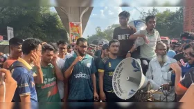 শাহবাগ অবরোধ বুয়েট শিক্ষার্থীদের   