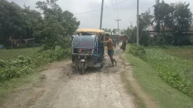 ৫৪ বছরেও উন্নয়নের ছোঁয়া লাগেনি পুরাইকলা-কাউড়া সড়কে