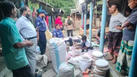 বাগাতিপাড়ায় নকল বিড়ি তৈরির কারখানায় অভিযান